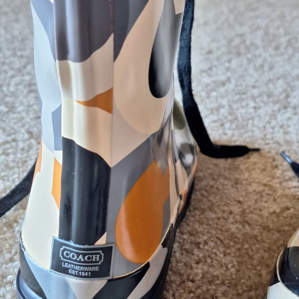 Coach Rain boots - Picture 2 of 3
